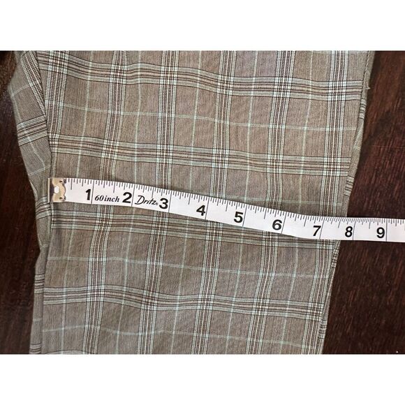 Y2K Bebop Low Rise Plaid Trouser Pant Sz 3 - Picture 6 of 9